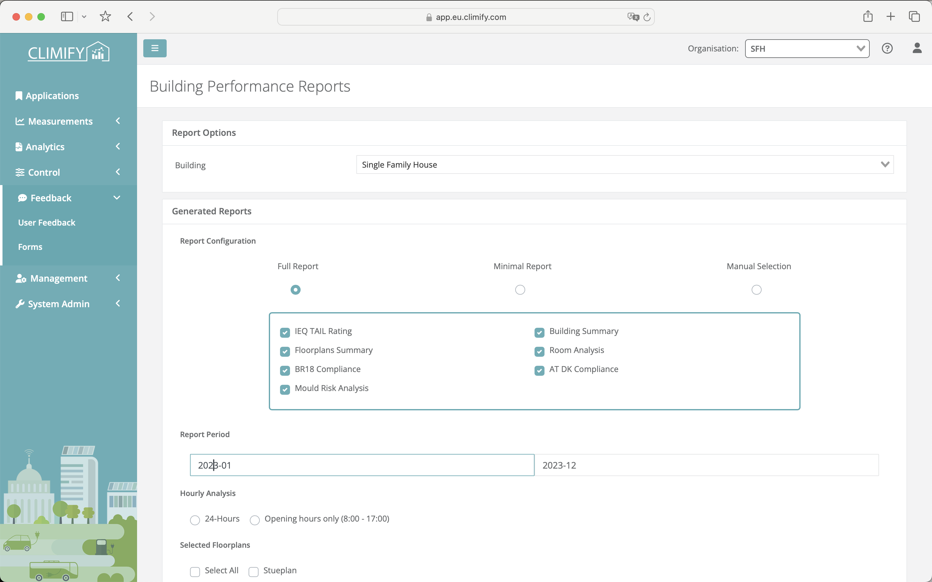 building performace report