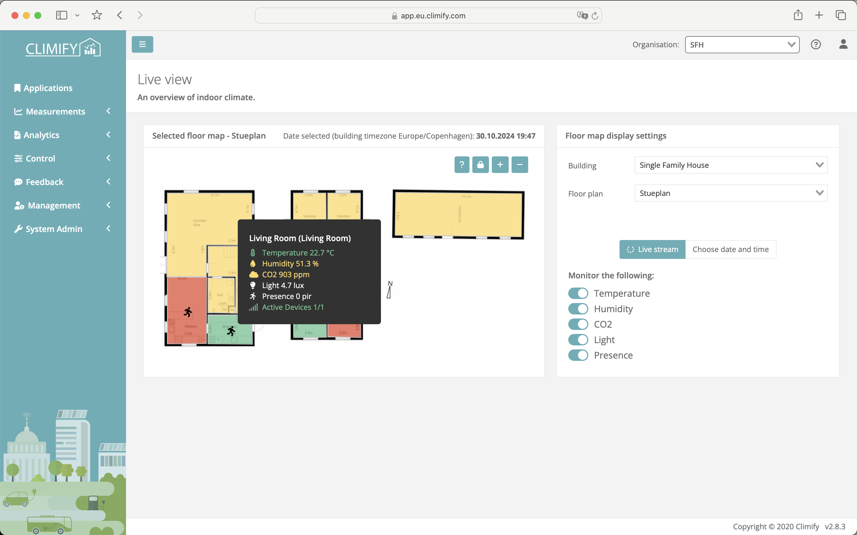 live iaq data